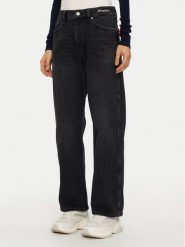 Tommy Jeans Jeansy Betsy DW0DW19739 Czarny Wide Leg. Czarne jeansy Tommy Jeans, bez wzorów. Za 319.99 zł.