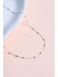 Lodie Silver Srebrny naszyjnik z cyrkoniami - dł. 43 cm rozmiar: onesize. Szare naszyjniki Lodie Silver, z cyrkonią, srebrne. Za 140.86 zł.
