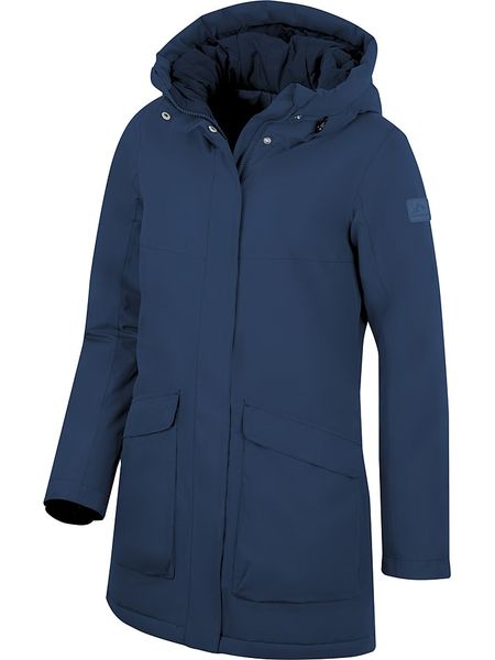 Westfjord Parka "Krafla" w kolorze granatowym rozmiar: L. Niebieskie parki Westfjord, l, ze skóry, bez kaptura. Za 252.34 zł.