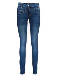 Herrlicher Dżinsy - Skinny fit - w kolorze niebieskim rozmiar: W26/L32. Niebieskie jeansy Herrlicher, l, z aplikacjami. Za 118.56 zł.