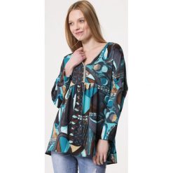 Zielona Bluzka Wantable. Zielone bluzki Born2be, l, bez wzorów, z tkaniny, bez kołnierzyka, bez ramiączek. Za 39.99 zł.