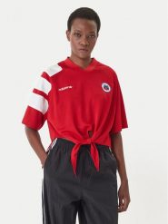 Adidas T-Shirt Chile Reconstructed Bringback KD0968 Czerwony Loose Fit. Czerwone t-shirty Adidas, s, bez wzorów, z syntetyku, bez kołnierzyka, bez ramiączek. Za 399.99 zł.