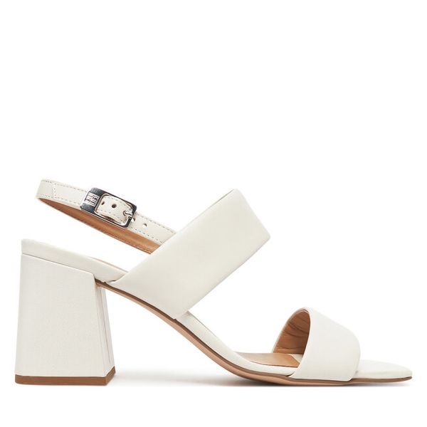 Sandały HÖGL. Białe sandały Högl, bez wzorów, bez obcasa, na słupku, bez zapięcia. Za 559.99 zł.