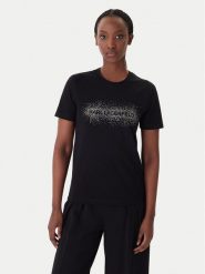 KARL LAGERFELD T-Shirt B1W17030 Czarny Regular Fit. Czarne t-shirty KARL LAGERFELD, xl, bez wzorów, z bawełny, bez kołnierzyka, bez ramiączek. Za 429.99 zł.