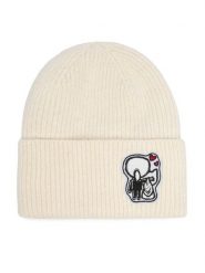 KARL LAGERFELD Czapka B4W33041 Kremowy. Białe czapki KARL LAGERFELD, bez wzorów, z poliesteru. Za 299.99 zł.