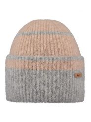 Barts Czapka "Ounaa" w kolorze szaro-jasnobrązowym rozmiar: onesize. Brązowe czapki Barts, bez wzorów, z wełny. Za 96.95 zł.