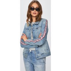 Tommy Jeans - Kurtka. Niebieskie kurtki Tommy Jeans, s, bez wzorów, z bawełny, bez kaptura. W wyprzedaży za 499.90 zł.