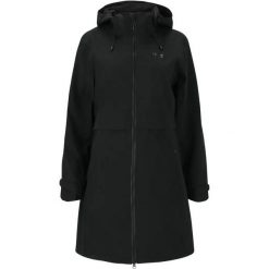 Długi płaszcz z kapturem damski Weather Report Dayton AWG W-PRO 15000. Czarne płaszcze Weather Report, bez wzorów, z kapturem. Za 464.00 zł.