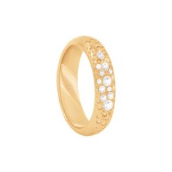 Pierścionek Sparkling 2 pozłacany. Pierścionki Lilou, z cyrkonią, pozłacane. Za 189.00 zł.