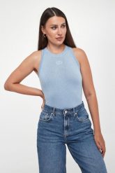 Top damski z lureksu LIU JO. Topy Liu Jo, m, bez wzorów, bez kołnierzyka, bez ramiączek. Za 539.00 zł.