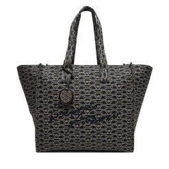 Torebka Emporio Armani. Niebieskie shopper Emporio Armani, bez wzorów, bez dodatków. Za 969.99 zł.
