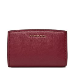 Duży Portfel Damski MICHAEL Michael Kors. Czerwone portfele MICHAEL Michael Kors, bez wzorów. Za 559.99 zł.