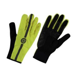 Tech Rain Gloves Commuter Hi-vis. Żółte rękawiczki AGU, bez wzorów, z materiału, sportowe. Za 313.00 zł.