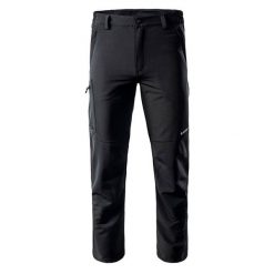 Spodnie Na Piesze Wędrówki Damskie Jatuni. Czarne spodnie sportowe Hi-tec, m, bez wzorów, trekkingowe. Za 217.99 zł.