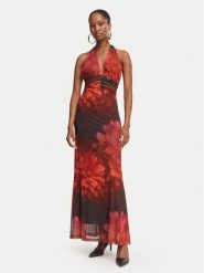 Bardot Sukienka letnia Elera 60489DB1 Czerwony Regular Fit. Czerwone sukienki Bardot, na lato, bez wzorów, z syntetyku, bez kołnierzyka, bez ramiączek. Za 639.99 zł.