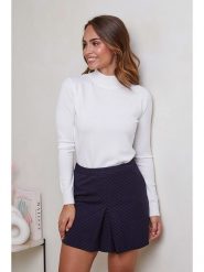 Soft Cashmere Sweter w kolorze białym rozmiar: 34/36. Białe swetry Soft Cashmere, bez wzorów, z kaszmiru, bez ramiączek. Za 103.72 zł.