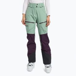 Spodnie skiturowe damskie Jack Wolfskin Alpspitze 3L. Zielone spodnie narciarskie Jack Wolfskin, l, bez wzorów, narciarskie. Za 949.99 zł.