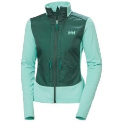 Damska bluza hybrydowa Helly Hansen Versalite. Niebieskie bluzy Helly Hansen, bez wzorów, z polaru, bez kaptura. Za 540.50 zł.