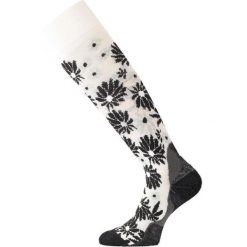 Skarpety narciarskie damskie Lasting SDD 098 Merino. Białe skarpety LASTING, bez wzorów, z wełny. W wyprzedaży za 129.90 zł.