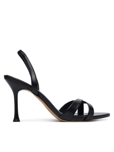 Aldo Sandały Elera 14296207 Czarny. Czarne sandały Aldo, bez wzorów, ze skóry, bez obcasa, na szpilce, bez zapięcia. Za 323.99 zł.
