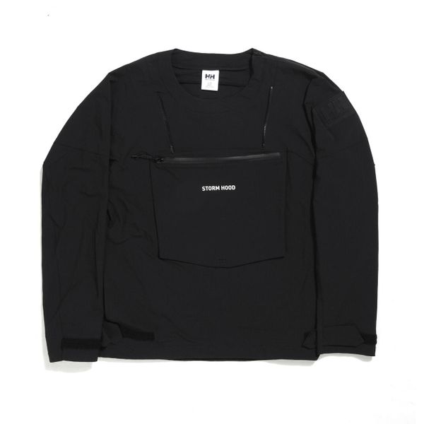 Pulower Helly Hansen arc storm. Czarne swetry Helly Hansen, na zimę, bez wzorów, z polaru, bez ramiączek. W wyprzedaży za 721.00 zł.