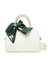 Lacoste Torebka NF4973FZ Beżowy. Brązowe torebki klasyczne Lacoste, bez wzorów, ze skóry, bez dodatków. Za 999.99 zł.