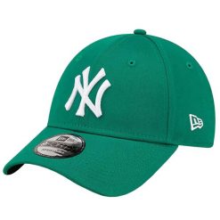 Czapka z daszkiem damska Wmns LE 9FORTY New York Yankees Cap. Białe czapki New Era, bez wzorów, z bawełny. Za 156.50 zł.