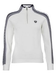 Peak Mountain Sweter "Adomino" w kolorze kremowym rozmiar: S. Brązowe swetry Peak Mountain, s, bez wzorów, bez ramiączek. Za 239.45 zł.