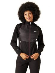 Regatta Kurtka hybrydowa "Steren" w kolorze czarnym rozmiar: 40. Czarne kurtki sportowe Regatta, bez wzorów, bez kaptura, outdoorowe. Za 209.33 zł.