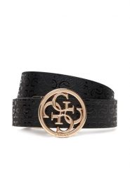 Guess Pasek Damski BW9301 P5435 Bordowy. Czerwone paski Guess, z aplikacjami, ze skóry. Za 199.99 zł.
