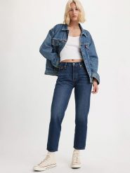 Levi´s Dżinsy - Regular fit - w kolorze granatowym rozmiar: W25/L26. Niebieskie jeansy l, z aplikacjami. Za 211.45 zł.
