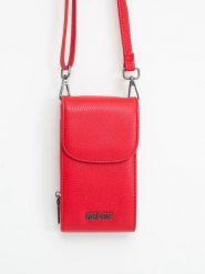 Mini torebka etui na telefon czerwona jj574123 603. Czerwone torebki klasyczne Big Star, bez wzorów, bez dodatków. W wyprzedaży za 99.99 zł.