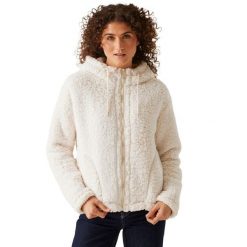 Damska Bluza Polarowa Z Kapturem Zelpha. Brązowe bluzy Regatta, na zimę, s, bez wzorów, z materiału, z kapturem. Za 59.99 zł.