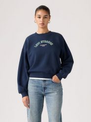 Levi's Bluza w kolorze granatowym rozmiar: M. Niebieskie bluzy Levi's®, m, bez wzorów, z bawełny, bez kaptura. Za 184.95 zł.