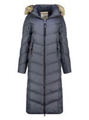 Canadian Peak Płaszcz zimowy "Capucineak" w kolorze granatowym rozmiar: XL. Niebieskie płaszcze Canadian Peak, na zimę, xl, bez wzorów, z puchu, bez kaptura. Za 269.75 zł.