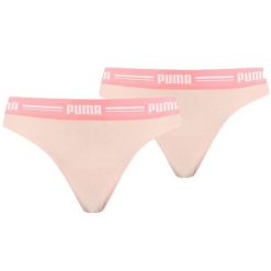 Stringi Damskie 907854 (zestaw 2 Sztuk). Brązowe stringi Puma, bez wzorów. Za 119.99 zł.