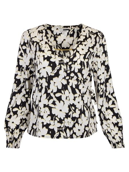 Scotch & Soda Bluzka w kolorze czarno-białym rozmiar: M. Białe bluzki Scotch & Soda, m, bez wzorów, bez kołnierzyka, bez ramiączek. Za 100.99 zł.