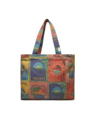 Roxy Torebka Atlas ERJBT03417 Kolorowy. Shopper Roxy, bez wzorów, z bawełny, bez dodatków. Za 139.99 zł.