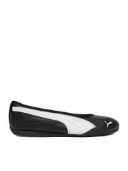 Puma Baleriny C-CATCH SOLEIL BALLERINA 40464202 Czarny. Czarne baleriny Puma, bez wzorów, ze skóry, bez obcasa. Za 249.99 zł.