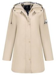 Geographical Norway Parka "Carrie" w kolorze beżowym rozmiar: S. Brązowe parki Geographical Norway, s, bez kaptura. Za 220.12 zł.