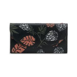Parfois - Portfel. Czarne portfele Parfois, bez wzorów, z materiału. W wyprzedaży za 34.90 zł.