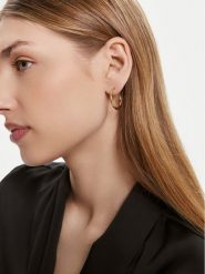 Skagen Kolczyki SKJ1722710 Złoty. Żółte kolczyki Skagen, metalowe. Za 129.99 zł.