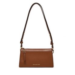 Torebka MICHAEL Michael Kors. Brązowe listonoszki MICHAEL Michael Kors, bez wzorów, bez dodatków. Za 629.99 zł.