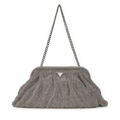 Torebka Guess. Szare torebki klasyczne Guess, z aplikacjami, bez dodatków. Za 679.99 zł.