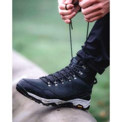 Buty trekkingowe Kilpi Tracker WP High. Czarne trekkingi Kilpi, z nylonu, trekkingowe. Za 938.45 zł.