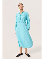 Soaked in Luxury Sukienka w kolorze turkusowym rozmiar: XL. Niebieskie sukienki Soaked in Luxury, xl, bez wzorów, z wiskozy, bez kołnierzyka, bez ramiączek, maxi. Za 175.67 zł.