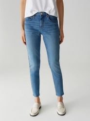 OPUS Dżinsy "Enja" - Slim fit - w kolorze niebieskim rozmiar: 44/L30. Niebieskie jeansy Opus, l, bez wzorów, z podwyższonym stanem. Za 183.95 zł.