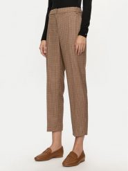 Tommy Hilfiger Spodnie materiałowe WW0WW42965 Beżowy Regular Fit. Brązowe spodnie materiałowe TOMMY HILFIGER, bez wzorów, z materiału. Za 489.99 zł.