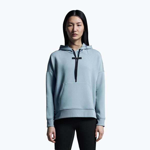 Bluza damska On Hoodie. Niebieskie bluzy On, l, bez wzorów, z elastanu, bez kaptura. Za 419.99 zł.