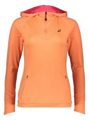 Asics Bluza sportowa w kolorze pomarańczowym rozmiar: M. Pomarańczowe bluzy Asics, m, bez wzorów, bez kaptura. Za 126.45 zł.